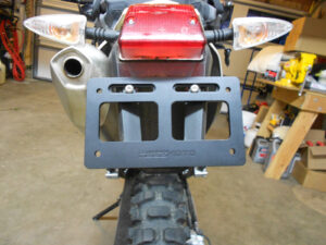 KTM License Plate Mount on 690 Enduro